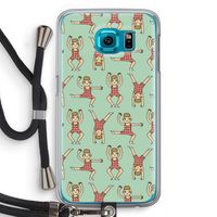 Gymboys: Samsung Galaxy S6 Transparant Hoesje met koord