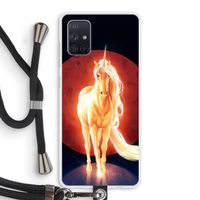 Last Unicorn: Samsung Galaxy A71 Transparant Hoesje met koord