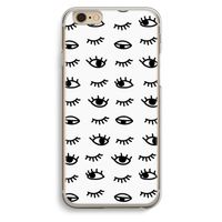 Eye pattern #2: iPhone 6 / 6S Transparant Hoesje