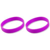 15x Neon paarse armbandjes   - - thumbnail