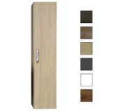 Sanicare kolomkast met luxe chromen greep 33,5x160x32cm grey-wood - thumbnail