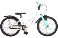 Volare glamour kinderfiets - meisjes - 16 inch - wit/mint groen - prime collection Volare glamour kinderfiets - meisjes - 16 inch - wit/mint groen - prime collection