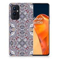 OnePlus 9 TPU Siliconen Hoesje Flower Tiles - thumbnail