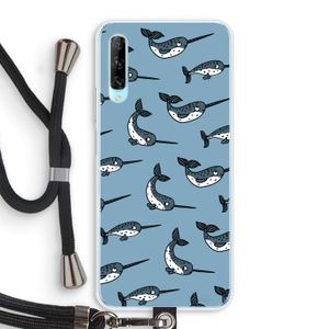 Narwhal: Huawei P Smart Pro Transparant Hoesje met koord