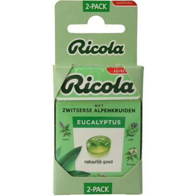 Ricola Eucalyptus suikervrij 2 stuks
