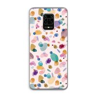 Terrazzo Memphis Pink: Xiaomi Redmi Note 9 Pro Transparant Hoesje