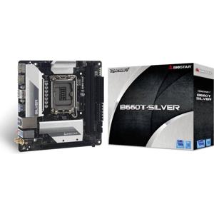 BioStar B660T-SILVER Moederbord Socket Intel 1700 Vormfactor Mini-ITX Moederbord chipset Intel® B660