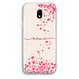 Hartjes en kusjes: Samsung Galaxy J3 (2017) Transparant Hoesje