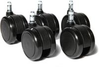 Topstar wielen voor tapijt, diameter 65 mm, pak van 5 stuks