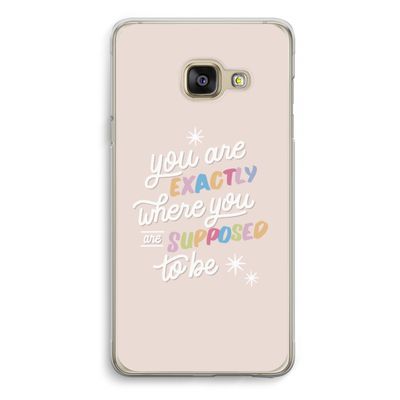 Right Place: Samsung A3 (2017) Transparant Hoesje