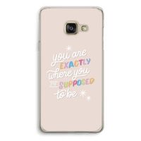 Right Place: Samsung A3 (2017) Transparant Hoesje