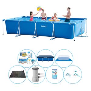 Intex Frame Pool Rechthoekig 450x220x84 cm - Zwembad Set