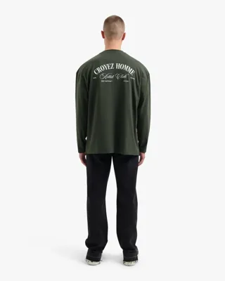 Croyez Artist Club Longsleeve T-Shirt Heren Donkergroen - Maat XL - Kleur: Donkergroen | Soccerfanshop