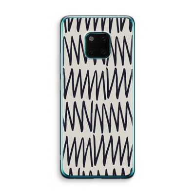 Marrakech Zigzag: Huawei Mate 20 Pro Transparant Hoesje