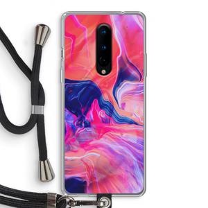 Earth And Ocean: OnePlus 8 Transparant Hoesje met koord