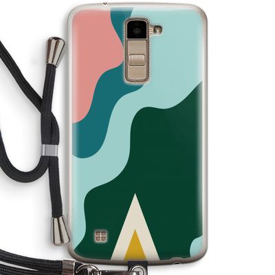 Noor B: LG K10 (2016) Transparant Hoesje met koord