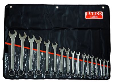 Bahco ringsteeksleutelset 17-dlg | 111M/17TL