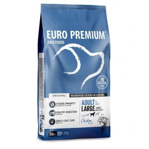 Euro Premium Adult Large Chicken & Rice hondenvoer 2 x 12 kg