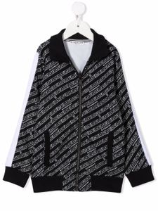 Givenchy Kids veste bomber à chaines imprimées - Noir