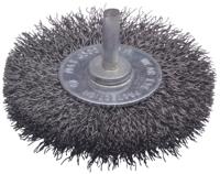 SW STAHL ronde staaldraadborstel "63303" round brush with 6mm shaf sw-steel d=75mm