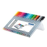 Staedtler triplus fineliner 334 fijnschrijver Multi 20 stuk(s)