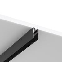 48V Zwarte Magnetische Track Rail - Opbouw Railsysteem - 1 Meter