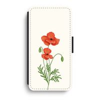 Red poppy: iPhone XR Flip Hoesje