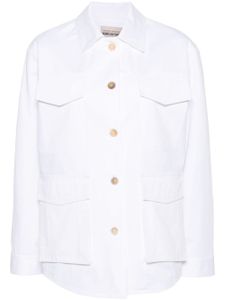 Semicouture veste d'inspiration militaire en coton - Blanc