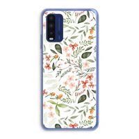 Sweet little flowers: Xiaomi Redmi 9T Transparant Hoesje