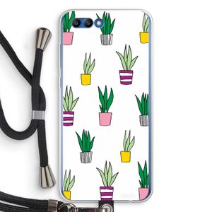 Sanseveria: Honor 10 Transparant Hoesje met koord