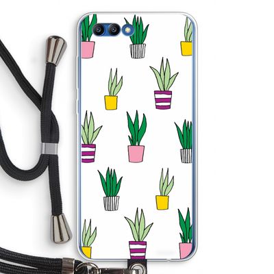 Sanseveria: Honor 10 Transparant Hoesje met koord