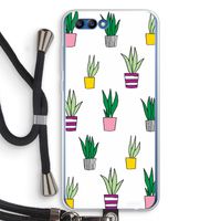 Sanseveria: Honor 10 Transparant Hoesje met koord