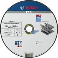Bosch Accessories Standard for Inox 2608619773 Doorslijpschijf recht 230 mm 1 stuk(s) Staal
