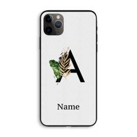 Charcoal Flora: iPhone 11 Pro Max Biologisch afbreekbaar hoesje