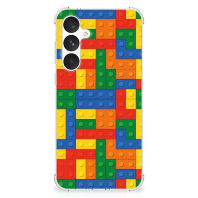 Samsung Galaxy A55 Doorzichtige Silicone Hoesje Blokken Samsung Galaxy A55 Doorzichtige Silicone Hoesje Blokken