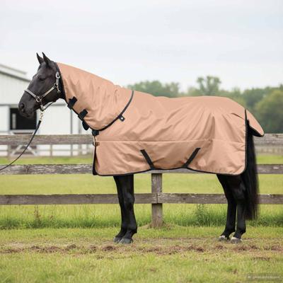 VidaXL Paardendeken cappuccino 135 cm polyester