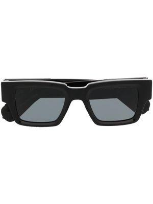 Etnia Barcelona lunettes de soleil 1899 en plaqué or - Noir