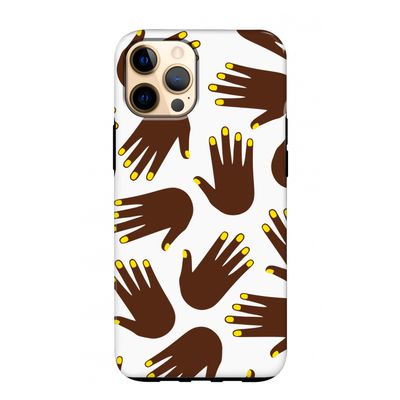 Hands dark: iPhone 12 Pro Max Tough Case