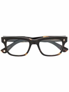 Garrett Leight lunettes de vue Troubadour à monture carrée - Marron