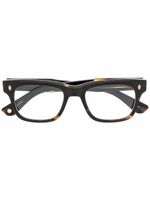 Garrett Leight lunettes de vue Troubadour à monture carrée - Marron - thumbnail