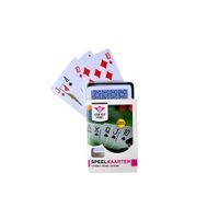 1x Speelkaarten plastic poker/bridge/kaartspel in box   -