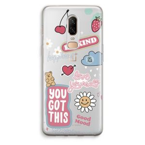 Positivity: OnePlus 6 Transparant Hoesje