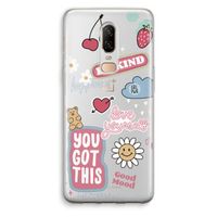 Positivity: OnePlus 6 Transparant Hoesje
