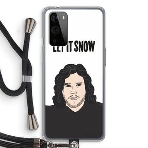 Let It Snow: OnePlus 9 Pro Transparant Hoesje met koord