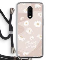 Daydreaming becomes reality: OnePlus 7 Transparant Hoesje met koord