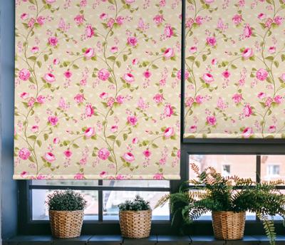 Rolgordijn bloemenprint Vintage bloemenprint
