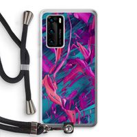 Pink Clouds: Huawei P40 Transparant Hoesje met koord