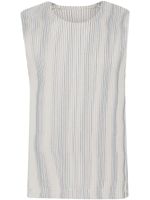 Homme Plissé Issey Miyake pleated tank top - Tons neutres - thumbnail