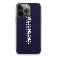 Blijve plakken in Negenduust: iPhone 13 Pro Transparant Hoesje