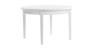 Rowico Koster Ronde Eettafel 120 - 168 Cm - Wit - Uitschuifbaar